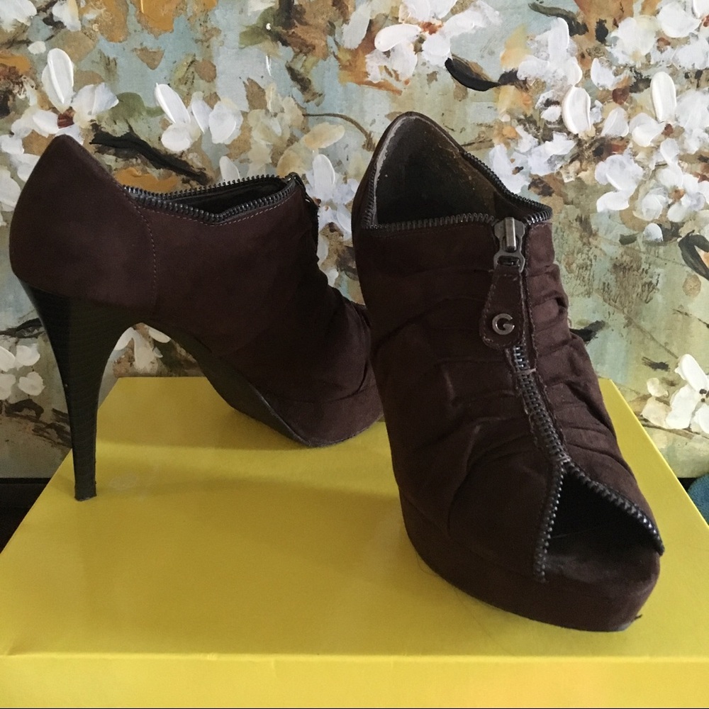 G By Guess Brown Heels